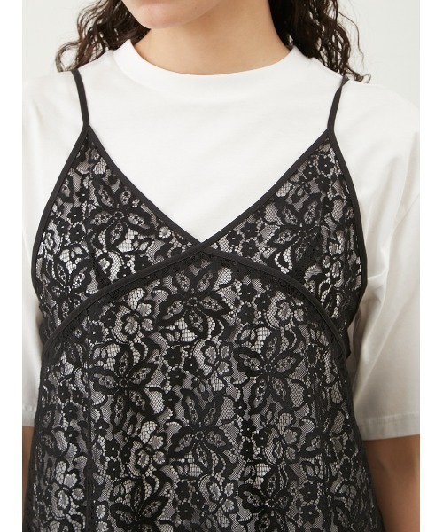 Mila Owen(ミラオーウェン)の「バックリボンキャミソールビスチェ(Tシャツ/カットソー・レディース・ブラック/イエロー/ブラウン・FREE)」の8枚目の写真