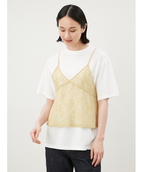 Mila Owen(ミラオーウェン)の「バックリボンキャミソールビスチェ(Tシャツ/カットソー・レディース・ブラック/イエロー/ブラウン・FREE)」の17枚目の写真