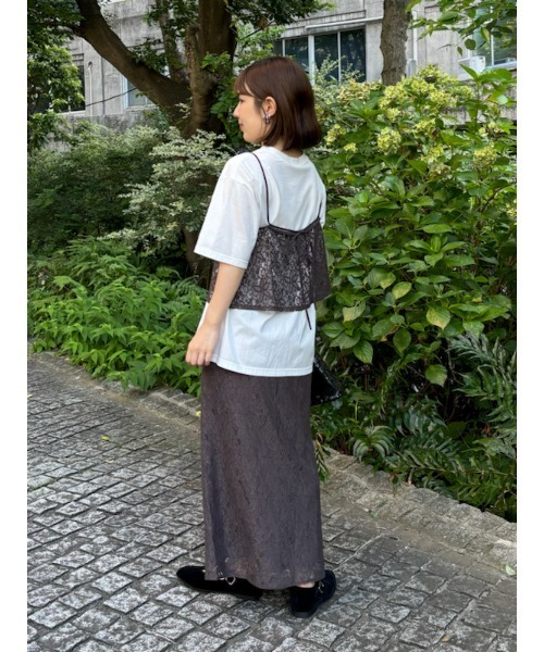 Mila Owen(ミラオーウェン)の「バックリボンキャミソールビスチェ(Tシャツ/カットソー・レディース・ブラック/イエロー/ブラウン・FREE)」の22枚目の写真