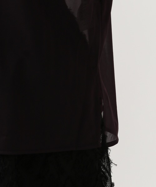 HARE（ハレ）の「シアーシルバーパーツシャツ(HARE)（シャツ/ブラウス・メンズ・パープル/ブラック/グレー・FREE）」の16枚目の写真