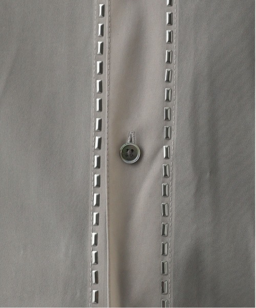 HARE（ハレ）の「シアーシルバーパーツシャツ(HARE)（シャツ/ブラウス・メンズ・パープル/ブラック/グレー・FREE）」の14枚目の写真