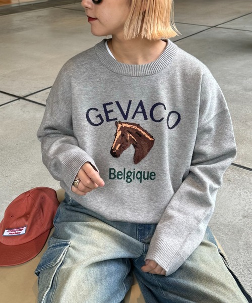 GEVACO（ゲバコ）の「【GEVACO / ゲバコ】ホースサガラ刺繍プル