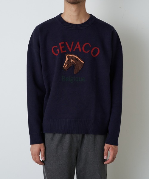 GEVACO（ゲバコ）の「【GEVACO / ゲバコ】ホースサガラ刺繍プル