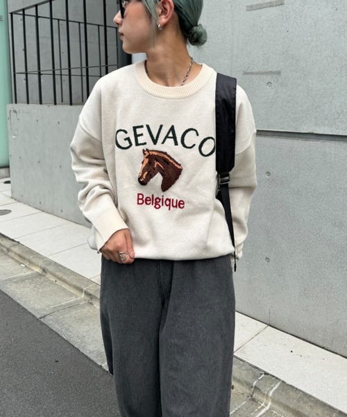 GEVACO（ゲバコ）の「【GEVACO / ゲバコ】ホースサガラ刺繍プル