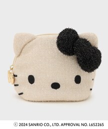 ハローキティコラボ（ハローキティコラボ）の「【ハローキティコラボ】フェイス型キラキラポーチ（ポーチ）」