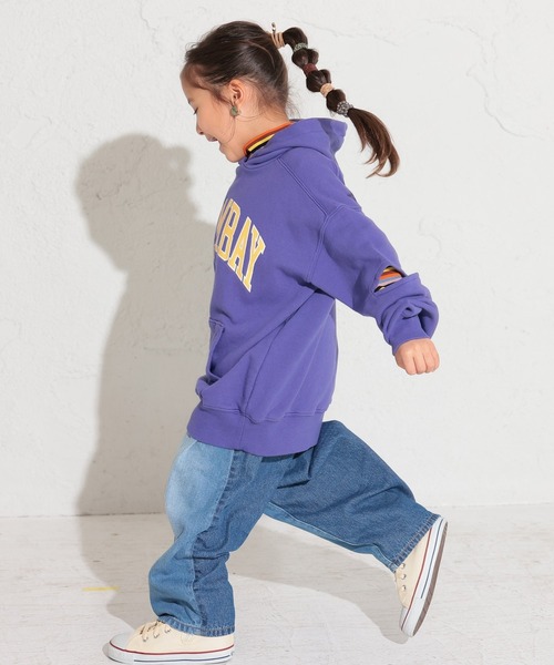 Ocean&Ground(オーシャン&グラウンド)の「ハイウエストデニムバルーンパンツ(デニムパンツ・キッズ・ダークブルー/ライトブルー/ブラック・80/90/95/100/110/120/130/140)」の13枚目の写真