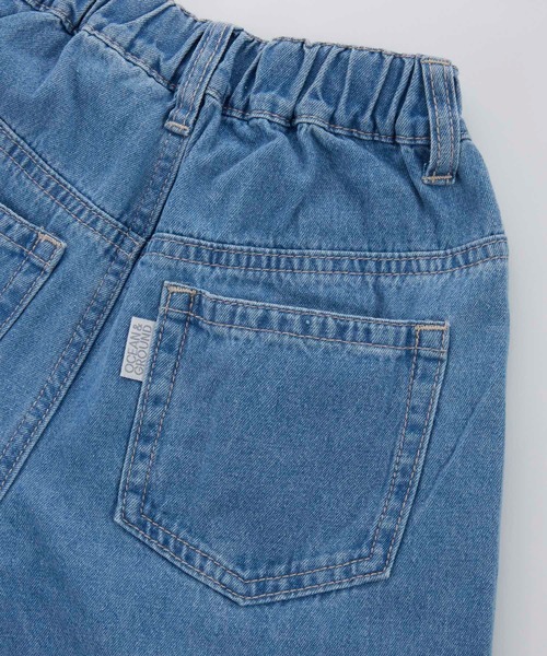 Ocean&Ground(オーシャン&グラウンド)の「ハイウエストデニムバルーンパンツ(デニムパンツ・キッズ・ダークブルー/ライトブルー/ブラック・80/90/95/100/110/120/130/140)」の6枚目の写真