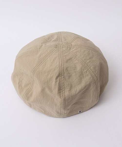 halo commodity（ハロ　コモディティー）の「【halo commodity/ハロ コモディティー】Salt Path Beret h243-511 撥水ナイロンベレー（ハンチング/ベレー帽・メンズ・ブラック/ネイビー/ベージュ/グリーン・FREE）」の3枚目の写真