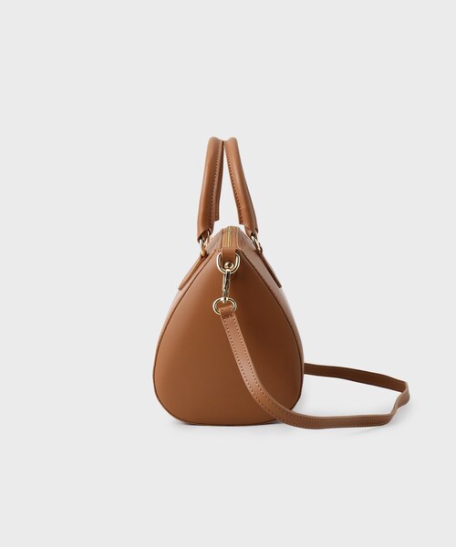 UNTITLED（アンタイトル）の「◆【本革】レザーボストン（ボストンバッグ・レディース・キャメル/ボルドー/ネイビー・99）」の5枚目の写真