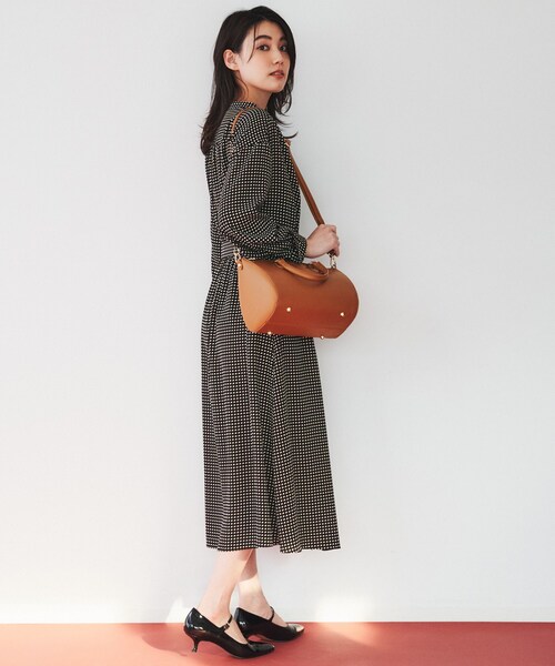 UNTITLED（アンタイトル）の「◆【本革】レザーボストン（ボストンバッグ・レディース・キャメル/ボルドー/ネイビー・99）」の17枚目の写真