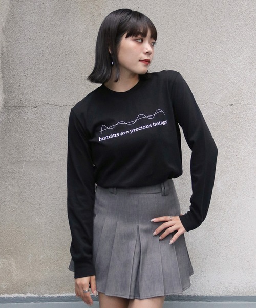 UNIT CHEST】unique unisex long sleeve T-shirt /ユニークユニ