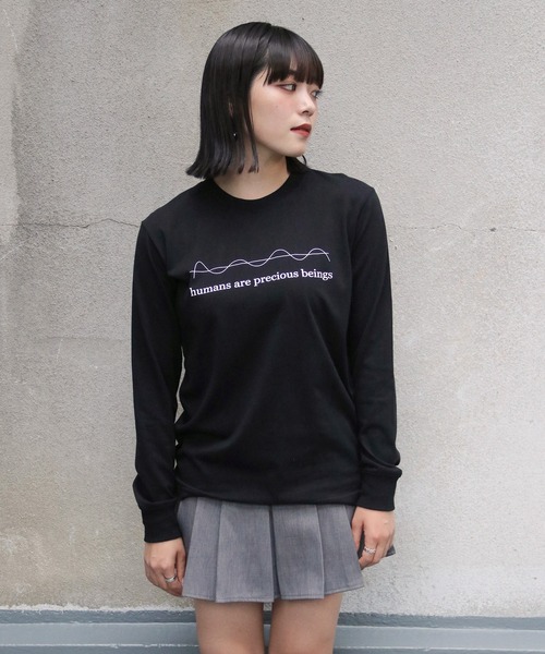 UNIT CHEST】unique unisex long sleeve T-shirt /ユニークユニ