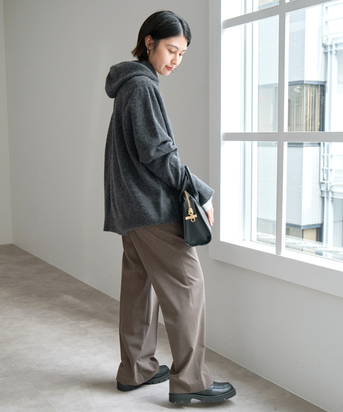 【セール】フーディー ニットプルオーバー(ニット/セーター)|Spick & Span(スピックアンドスパン) 【セール】フーディー ニットプルオーバー(ニット/セーター)|Spick & Span(スピックアンドスパン)