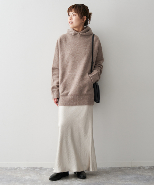 【セール】フーディー ニットプルオーバー(ニット/セーター)|Spick & Span(スピックアンドスパン) 【セール】フーディー ニットプルオーバー(ニット/セーター)|Spick & Span(スピックアンドスパン)