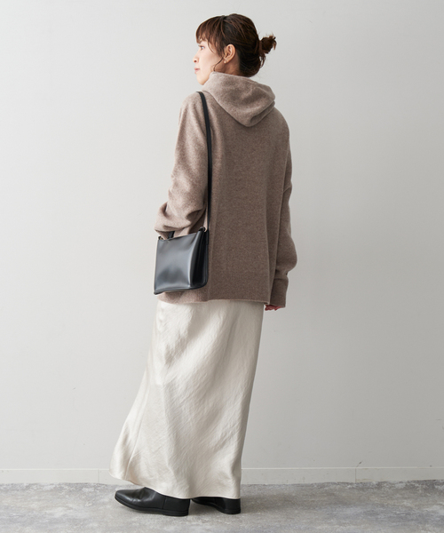 【セール】フーディー ニットプルオーバー(ニット/セーター)|Spick & Span(スピックアンドスパン) 【セール】フーディー ニットプルオーバー(ニット/セーター)|Spick & Span(スピックアンドスパン)