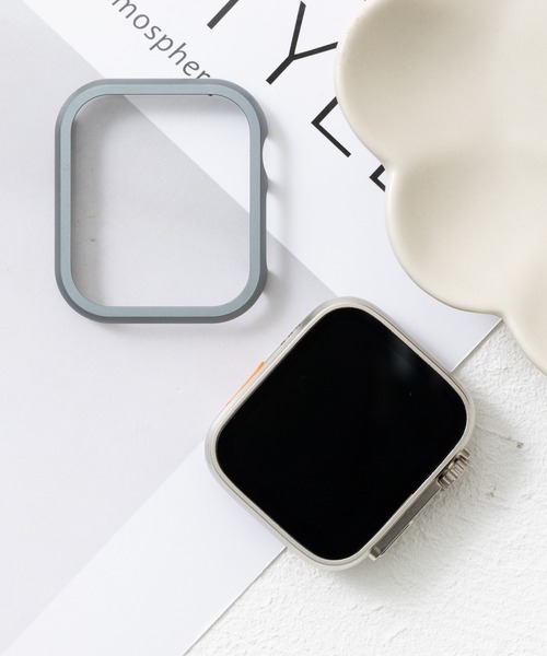 emonique(エモニーク)の「スマートウォッチケース Apple Watch ケース【41/45/49mm対応】(デジタル腕時計・レディース・ピンクゴールド/ゴールド/ライトグリーン/ピンク/レッド/シルバー/グレー/ブラック/ライトブルー・49/45/41)」の2枚目の写真