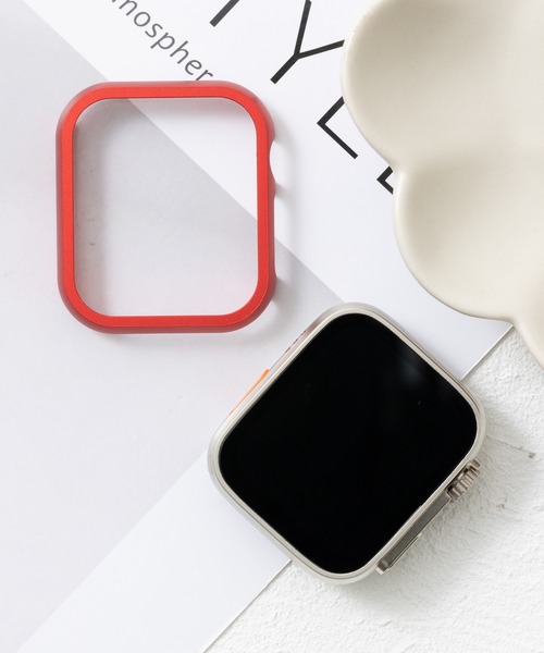 emonique(エモニーク)の「スマートウォッチケース Apple Watch ケース【41/45/49mm対応】(デジタル腕時計・レディース・ピンクゴールド/ゴールド/ライトグリーン/ピンク/レッド/シルバー/グレー/ブラック/ライトブルー・49/45/41)」の6枚目の写真
