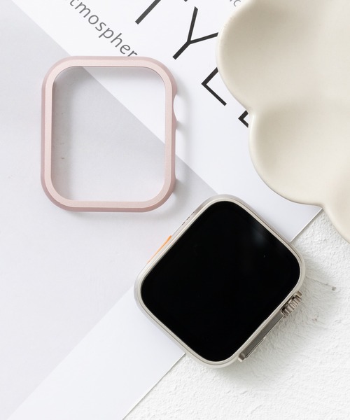 emonique(エモニーク)の「スマートウォッチケース Apple Watch ケース【41/45/49mm対応】(デジタル腕時計・レディース・ピンクゴールド/ゴールド/ライトグリーン/ピンク/レッド/シルバー/グレー/ブラック/ライトブルー・49/45/41)」の5枚目の写真
