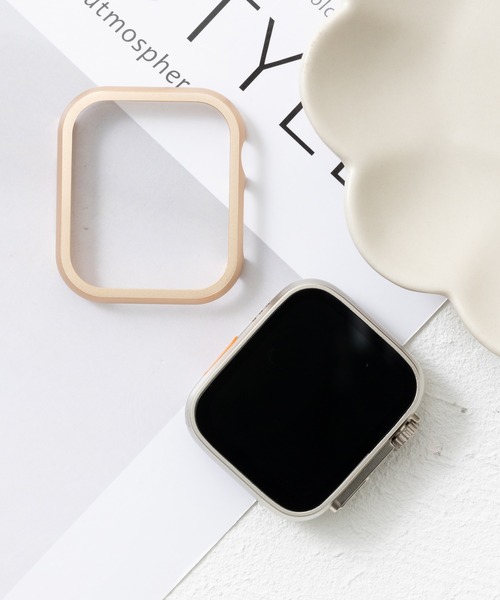 emonique(エモニーク)の「スマートウォッチケース Apple Watch ケース【41/45/49mm対応】(デジタル腕時計・レディース・ピンクゴールド/ゴールド/ライトグリーン/ピンク/レッド/シルバー/グレー/ブラック/ライトブルー・49/45/41)」の8枚目の写真
