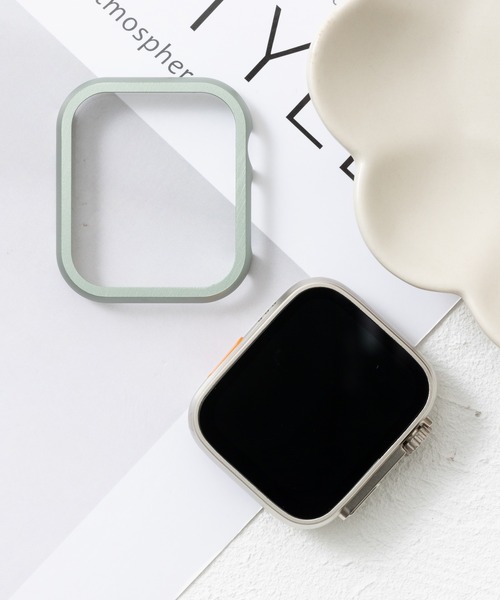 emonique(エモニーク)の「スマートウォッチケース Apple Watch ケース【41/45/49mm対応】(デジタル腕時計・レディース・ピンクゴールド/ゴールド/ライトグリーン/ピンク/レッド/シルバー/グレー/ブラック/ライトブルー・49/45/41)」の3枚目の写真