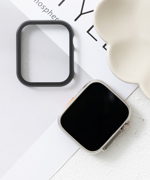 emonique(エモニーク)の「スマートウォッチケース Apple Watch ケース【41/45/49mm対応】(デジタル腕時計・レディース・ピンクゴールド/ゴールド/ライトグリーン/ピンク/レッド/シルバー/グレー/ブラック/ライトブルー・49/45/41)」の1枚目の写真