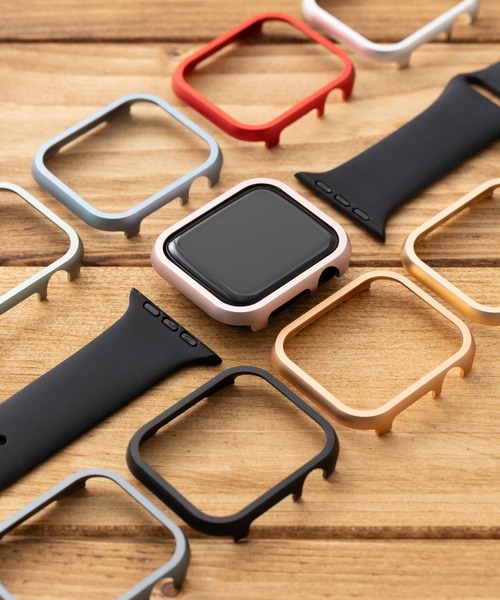 emonique(エモニーク)の「スマートウォッチケース Apple Watch ケース【41/45/49mm対応】(デジタル腕時計・レディース・ピンクゴールド/ゴールド/ライトグリーン/ピンク/レッド/シルバー/グレー/ブラック/ライトブルー・49/45/41)」の10枚目の写真