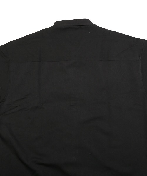 LUXSTYLE(ラグスタイル)の「レース貼り付けビッグシルエット長袖シャツ(シャツ/ブラウス・メンズ・ホワイト/ブラック・FREE)」の22枚目の写真
