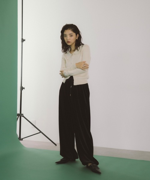 カラーリブニットトップス（ニット/セーター）｜DRWCYS