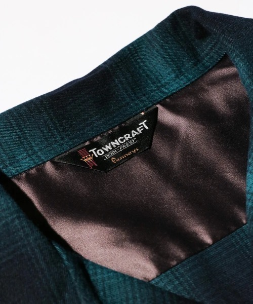 TOWNCRAFT（タウンクラフト）の「TOWN CRAFT タウンクラフト / 50S W-LAP LOOP COLLAR SHIRT（シャツ/ブラウス・メンズ・グリーン/レッド/ブラック・MEDIUM/LARGE/SMALL）」の19枚目の写真