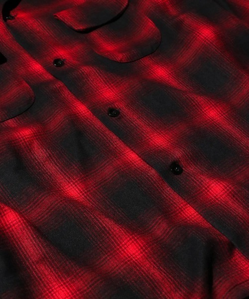 TOWNCRAFT（タウンクラフト）の「TOWN CRAFT タウンクラフト / 50S W-LAP LOOP COLLAR SHIRT（シャツ/ブラウス・メンズ・グリーン/レッド/ブラック・MEDIUM/LARGE/SMALL）」の8枚目の写真