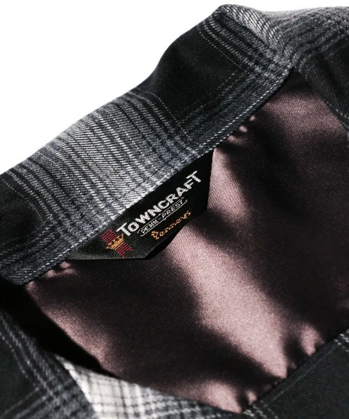 TOWNCRAFT（タウンクラフト）の「TOWN CRAFT タウンクラフト / 50S W-LAP LOOP COLLAR SHIRT（シャツ/ブラウス・メンズ・グリーン/レッド/ブラック・MEDIUM/LARGE/SMALL）」の21枚目の写真