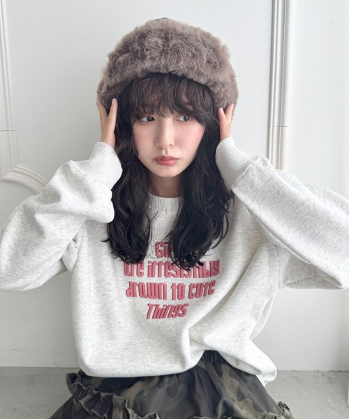 セール】フェイクファーPUフライトキャップ（キャップ）｜SOLLON