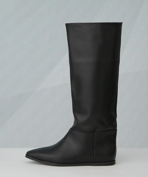 NANO universe(ナノユニバース)の「ルーズシルエットロングブーツ(ブーツ・レディース・ダークブラウン/その他1/ブラック・38/36/37)」の5枚目の写真