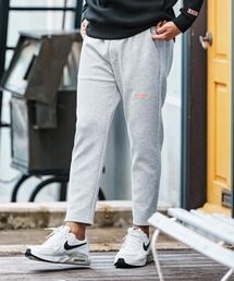 mp12844-Barcode Embroidery Cardboard Knit Easy Pants イージーパンツ