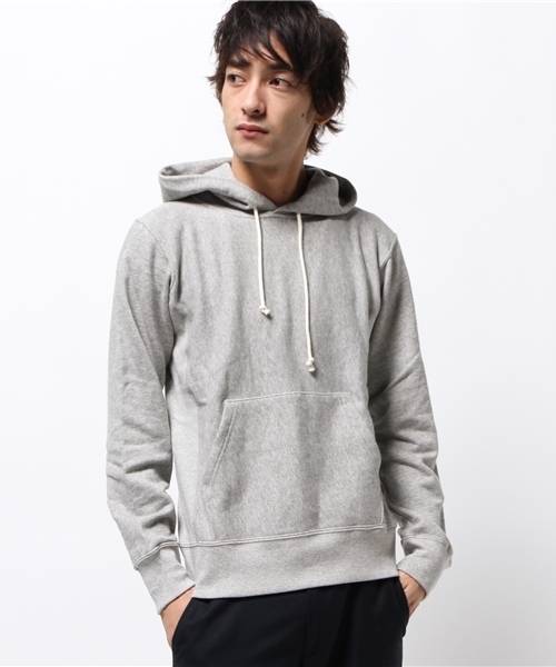 Champion（チャンピオン）の「メンズ チャンピオン リバースウィーブ フーディ パーカー Champion RW PULLOVER HOODED SWEATSHIRT C3-E136（パーカー・メンズ・オレンジ/グリーン/グレー/ネイビー/チャコールグレー・MEDIUM/LARGE/X-LARGE）」の3枚目の写真
