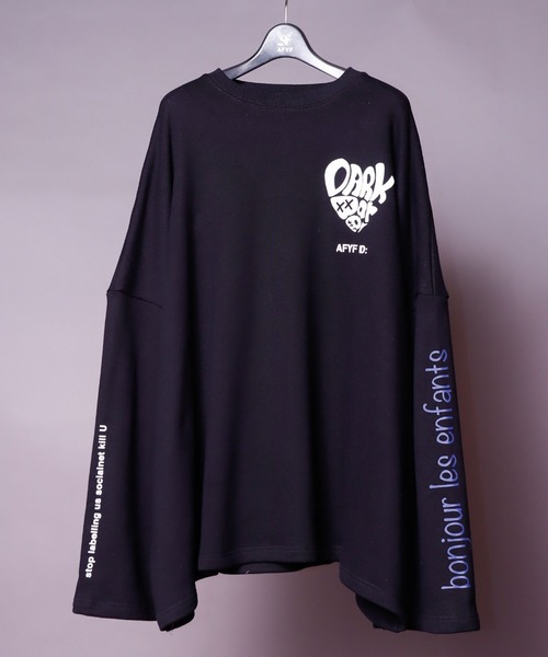 AFYF（エーエフワイエフ）の「AFYF BOX CREW SWEAT/ビッグシルエット ボックス クルースウェット（スウェット・メンズ・ブラック系その他/オレンジ系その他/ホワイト系その他/ブラック系その他2・FREE）」の12枚目の写真