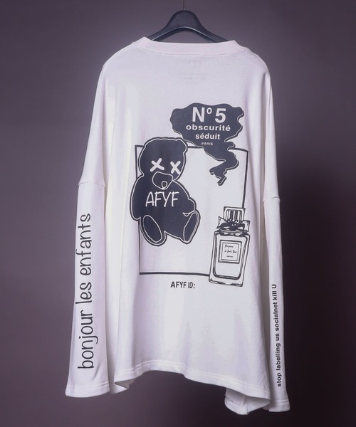 AFYF（エーエフワイエフ）の「AFYF BOX CREW SWEAT/ビッグシルエット ボックス クルースウェット（スウェット・メンズ・ブラック系その他/オレンジ系その他/ホワイト系その他/ブラック系その他2・FREE）」の6枚目の写真