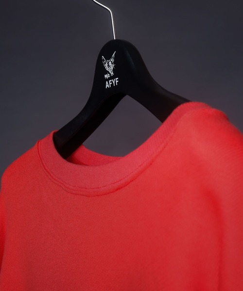 AFYF（エーエフワイエフ）の「AFYF BOX CREW SWEAT/ビッグシルエット ボックス クルースウェット（スウェット・メンズ・ブラック系その他/オレンジ系その他/ホワイト系その他/ブラック系その他2・FREE）」の21枚目の写真