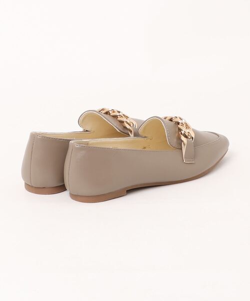 Life beauty(ライフビューティー)の「【Life beauty】 チェーンローファー(ローファー・レディース・ブラック/グレー・22.5cm/23.0cm/23.5cm/24.0cm/24.5cm)」の4枚目の写真