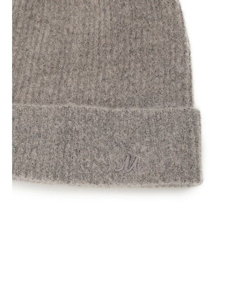 Mila Owen(ミラオーウェン)の「リブニット帽(ニットキャップ/ビーニー・レディース・グレー/ベージュ/レッド・FREE)」の5枚目の写真