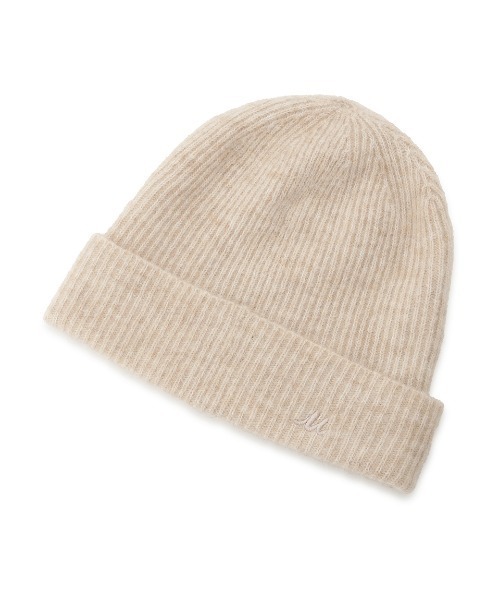 Mila Owen(ミラオーウェン)の「リブニット帽(ニットキャップ/ビーニー・レディース・グレー/ベージュ/レッド・FREE)」の7枚目の写真