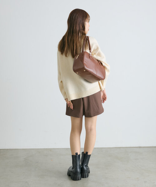 w closet（ダブルクローゼット）の「【新色登場！】コードレースニットプルオーバー（ニット/セーター・レディース・グレー/アイボリー/グリーン/ピンク・FREE）」の9枚目の写真