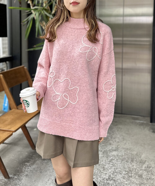 セール】【新色登場！】コードレースニットプルオーバー（ニット