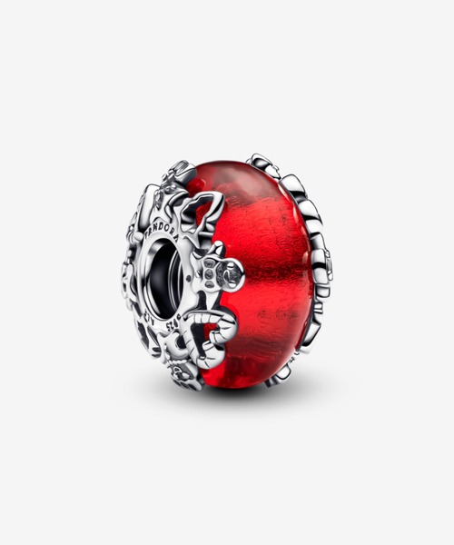 PANDORA パンドラ ムラノガラス チャーム ネックレス SV925 PANDORA パンドラ ムラノガラス チャーム ネックレス SV925