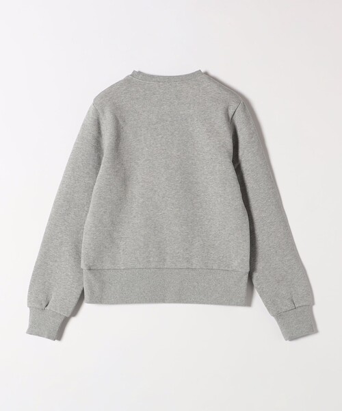 SHIPS any:〈手洗い可能〉裏起毛 ビジュー クルーネック