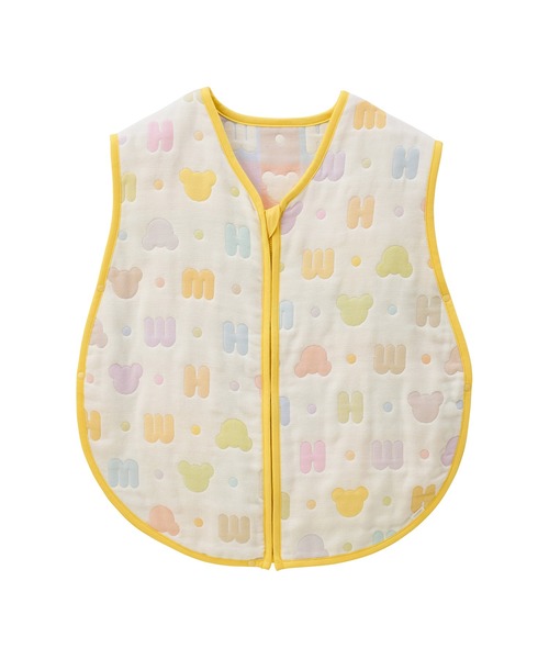 MIKI HOUSE(ミキハウス)の「パステルロゴ柄ガーゼスリーパー(ベビーパジャマ/スリーパー・キッズ・マルチ・ONE SIZE)」の10枚目の写真