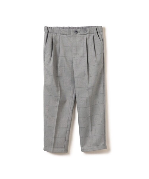 B:MING by BEAMS（ビーミングバイビームス）の「【フォーマル・セレモニー】チェック タック  ロングパンツ（100～130cm）（スーツパンツ・キッズ・グレー・130/120/110/100）」の9枚目の写真