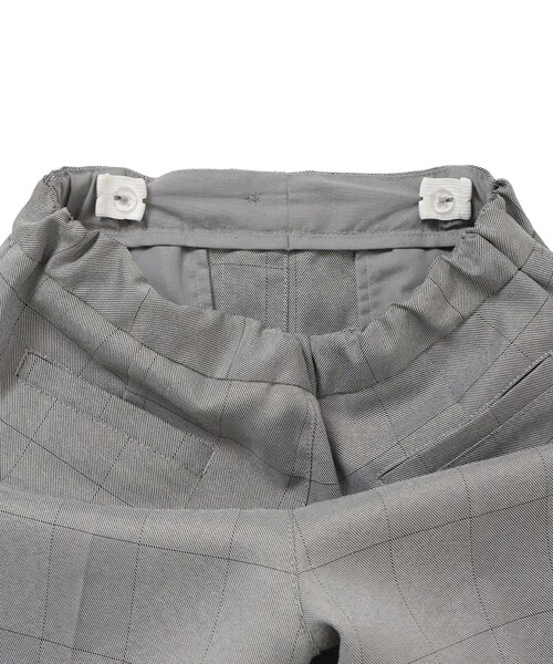 B:MING by BEAMS（ビーミングバイビームス）の「【フォーマル・セレモニー】チェック タック  ロングパンツ（100～130cm）（スーツパンツ・キッズ・グレー・130/120/110/100）」の16枚目の写真
