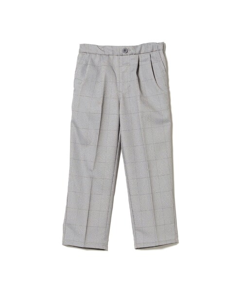B:MING by BEAMS（ビーミングバイビームス）の「【フォーマル・セレモニー】チェック タック  ロングパンツ（100～130cm）（スーツパンツ・キッズ・グレー・130/120/110/100）」の17枚目の写真