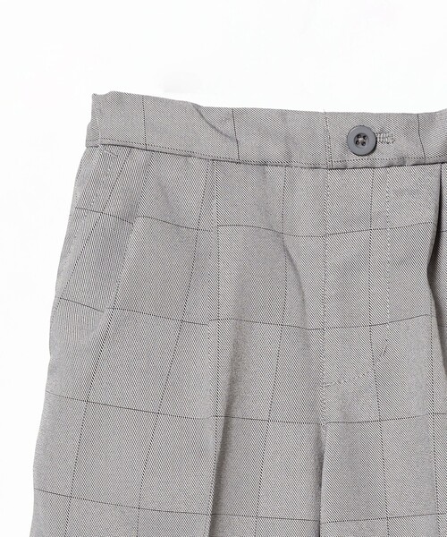 B:MING by BEAMS（ビーミングバイビームス）の「【フォーマル・セレモニー】チェック タック  ロングパンツ（100～130cm）（スーツパンツ・キッズ・グレー・130/120/110/100）」の18枚目の写真